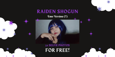 Photopack Raiden Shogun Emo Ver. - Trakteer.id